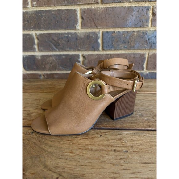 Calvin Klein Adria Tan Heeled Sandals Size 7 US - Picture 5 of 12